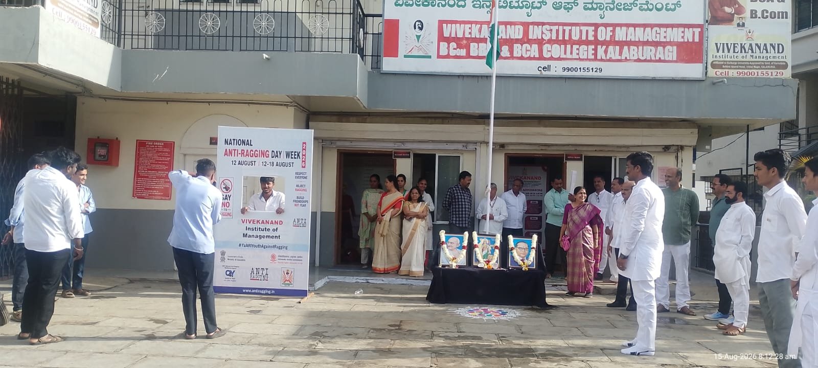 Anti-Ragging Selfie Corner