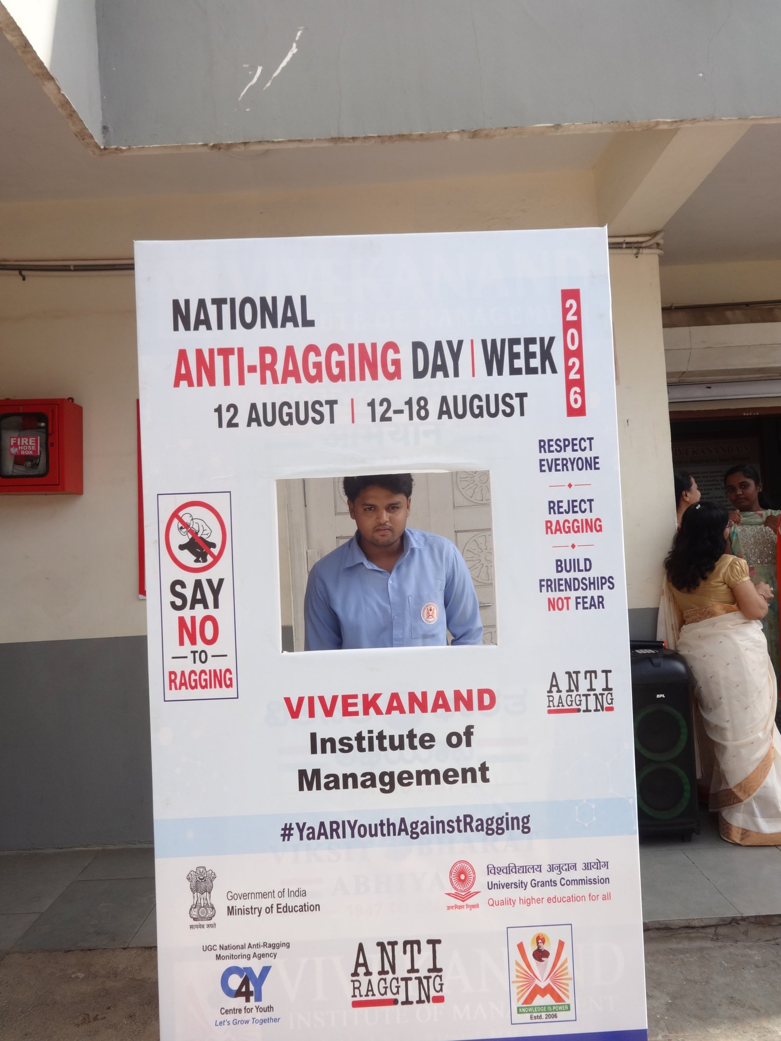Anti-Ragging Selfie Corner