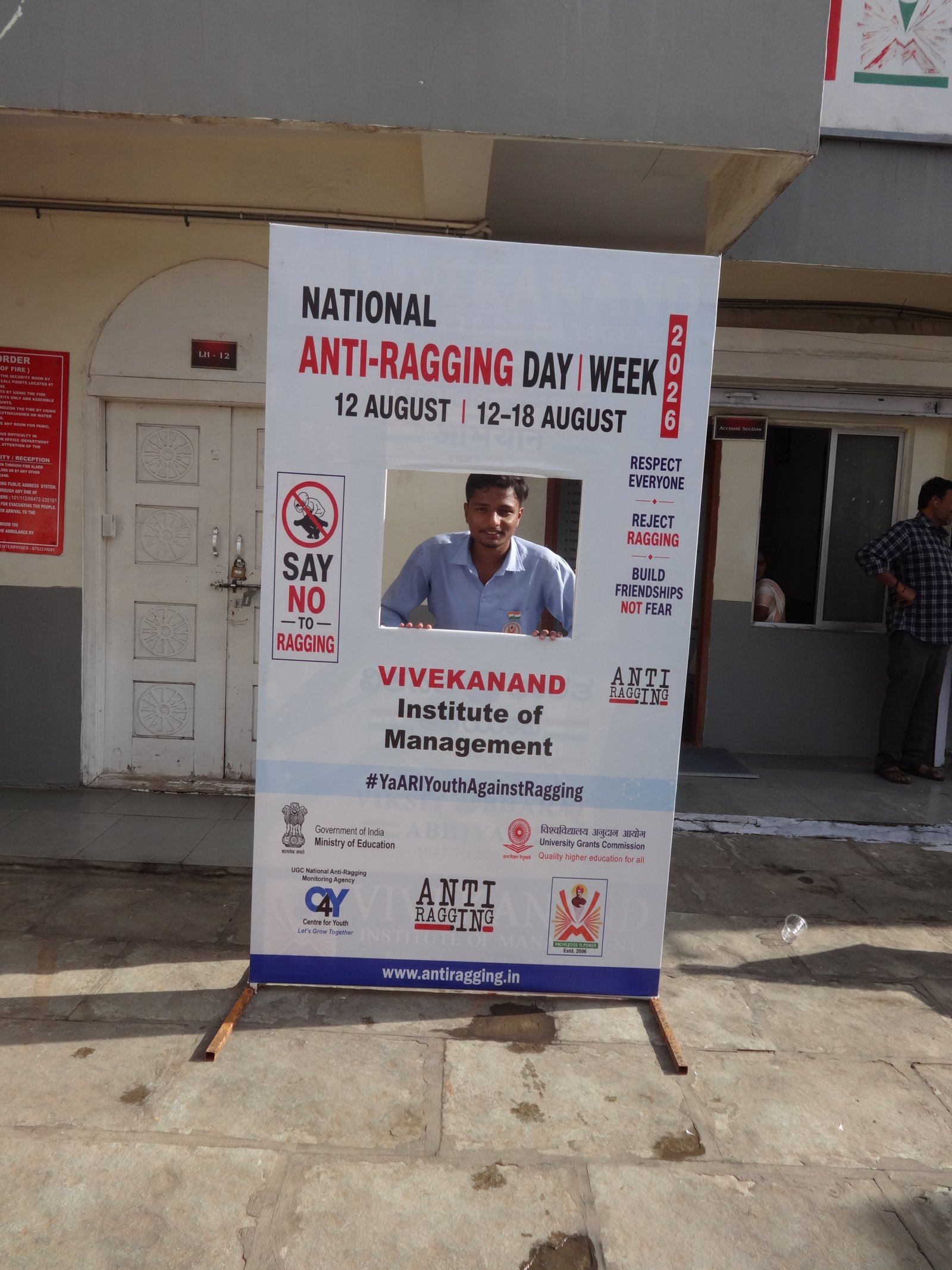 Anti-Ragging Selfie Corner