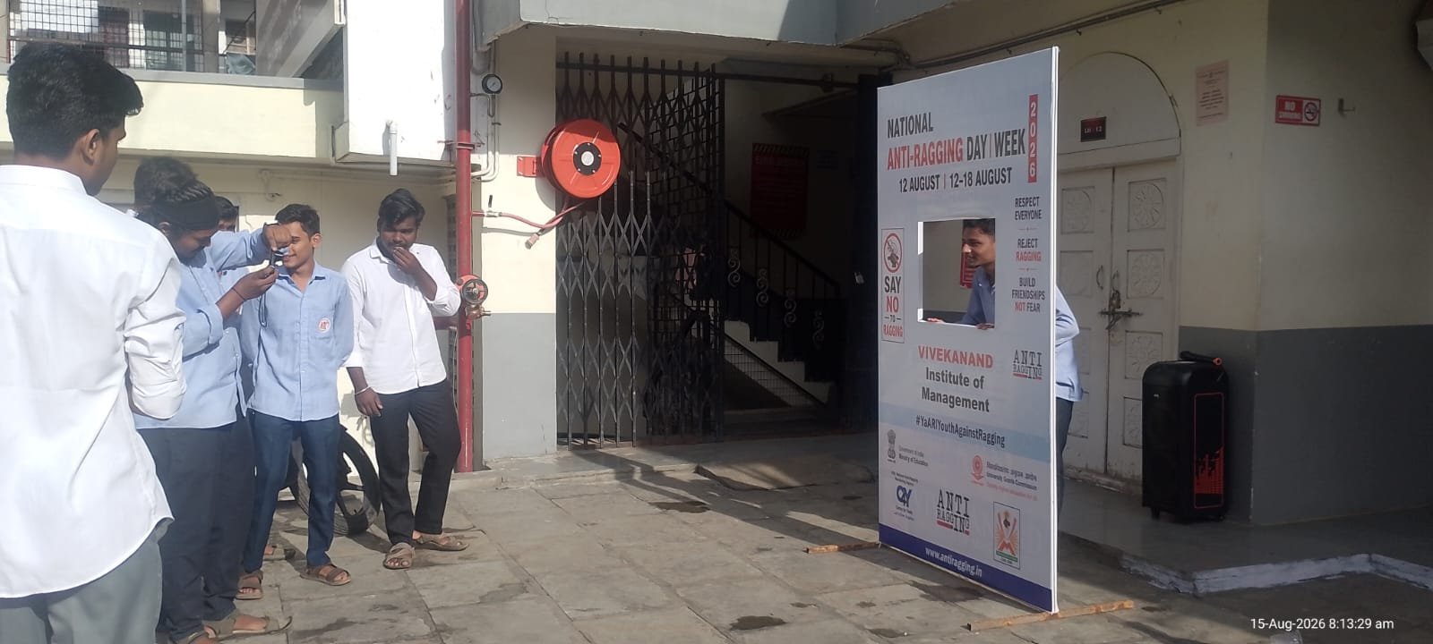 Anti-Ragging Selfie Corner