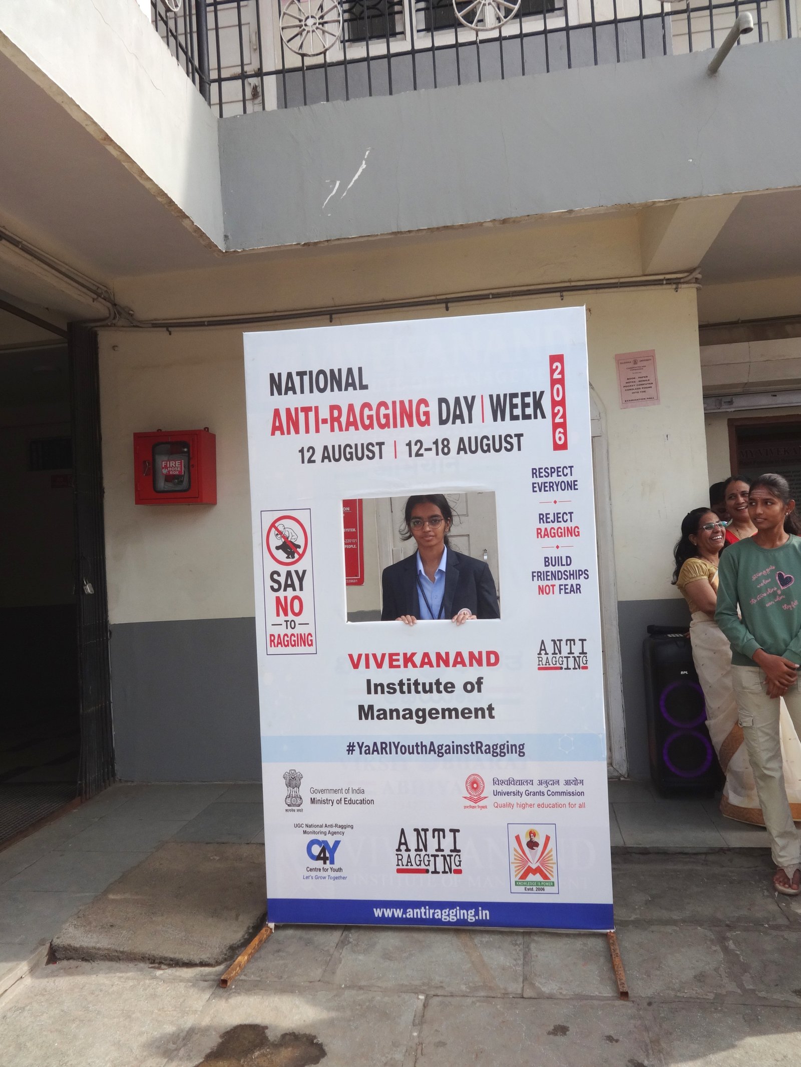Anti-Ragging Selfie Corner